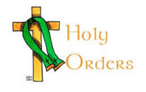 Holy Orders with cross